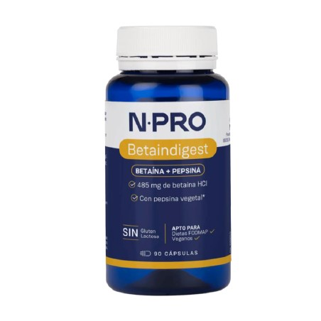 Npro betaindigest betaina + pepsina 90 cap