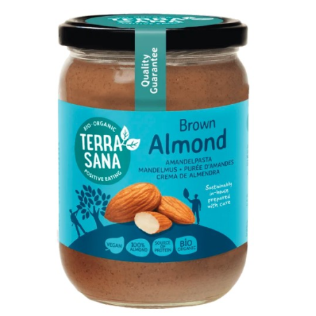 Crema almendras tostadas terrasana 500 g