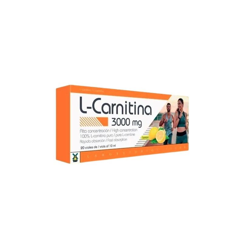 L-carnitina 3000 mg tegor limon 20 viales