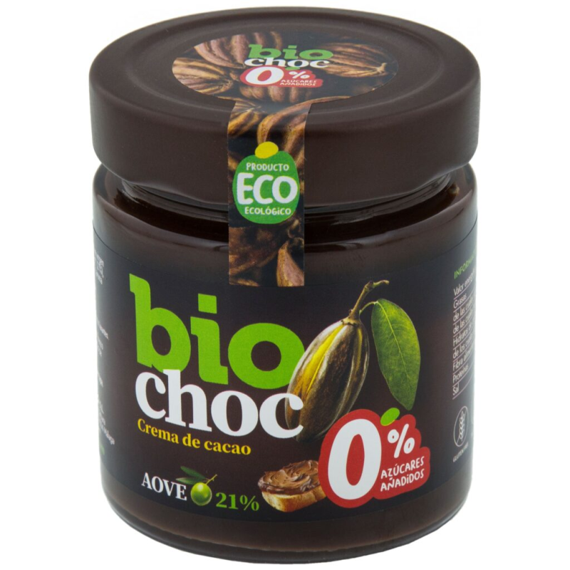 Biochoc cacao 0% azucares 200gr aove  grisi
