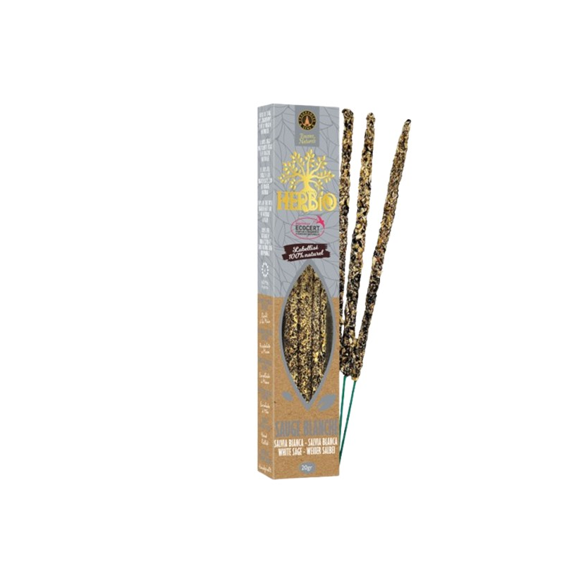 Incienso salvia blanca herbio ecocert varillas 20g