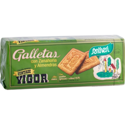 Galletas zanahorias+almendras 240gr santiveri