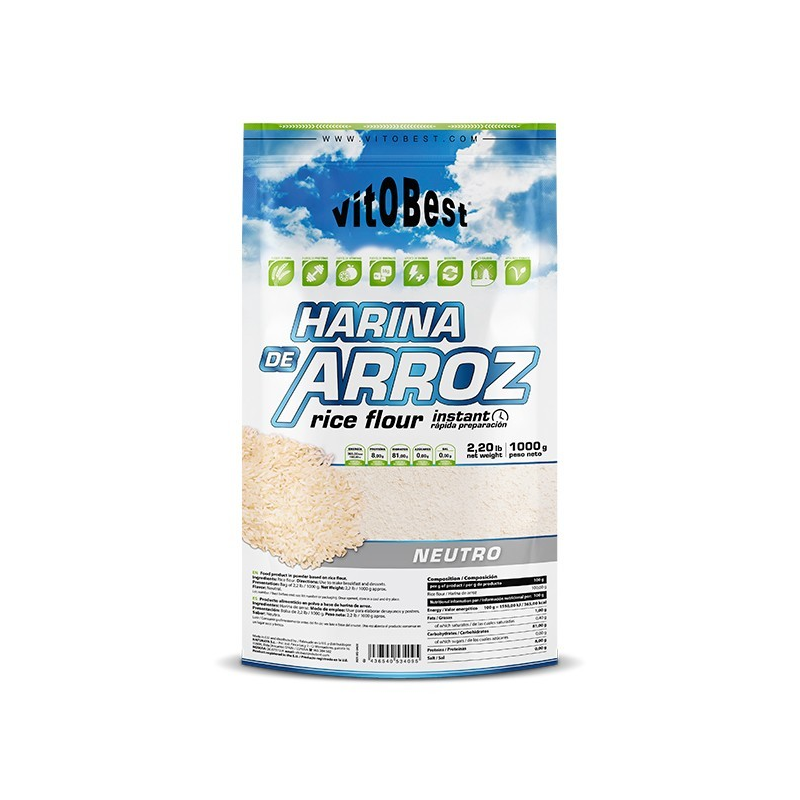 Harina arroz vitobest sabor neutro 1 kg