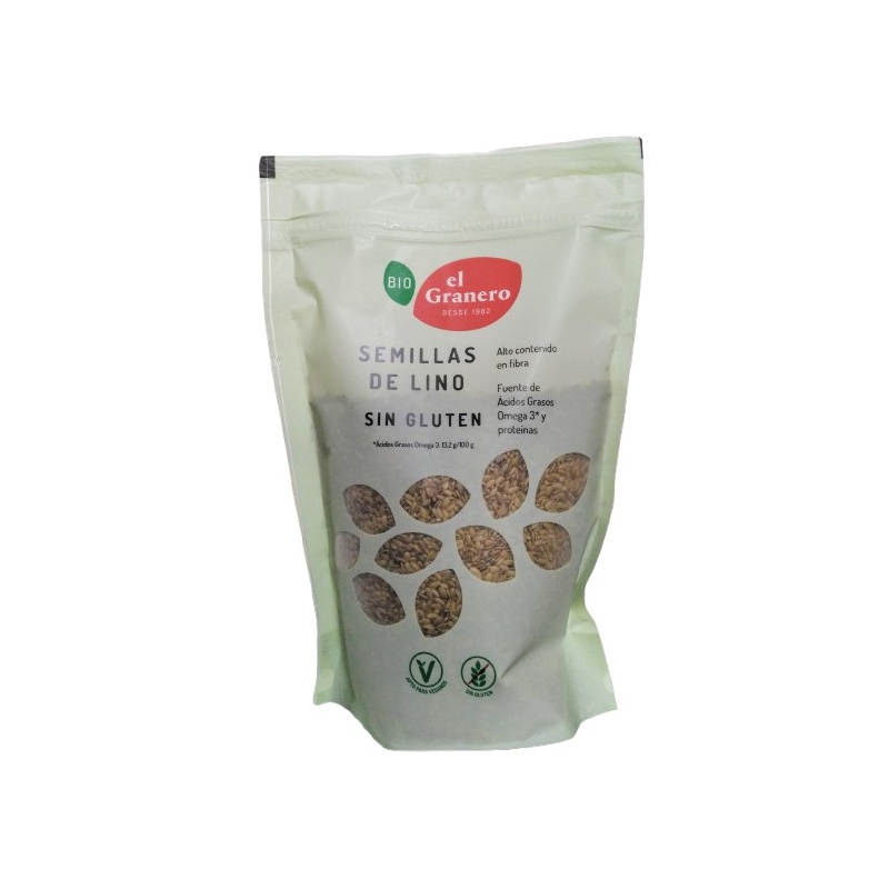 Semillas lino 500gr bio el granero