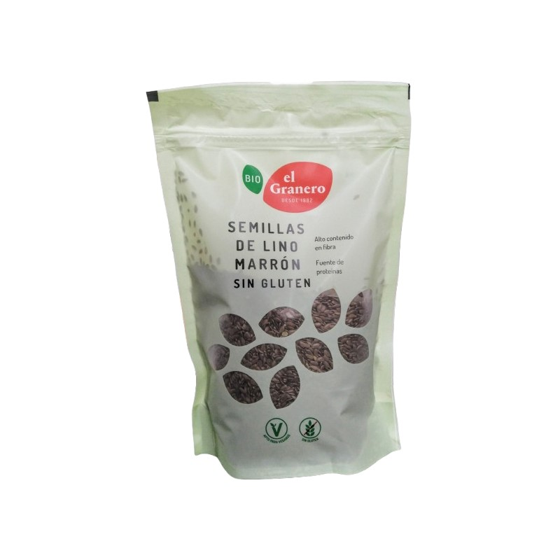 Semillas de lino marron 400g el granero