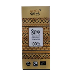 Cacao puro desgrasado comercio justo alternativa