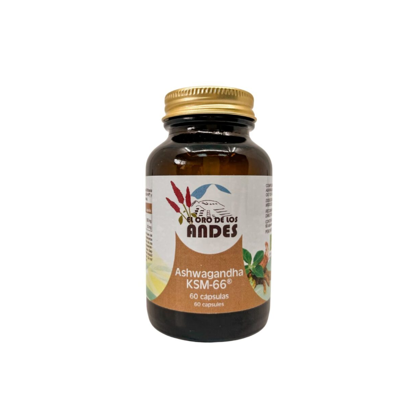 Ashwagandha ksm-66 el oro de los andes 60 cap