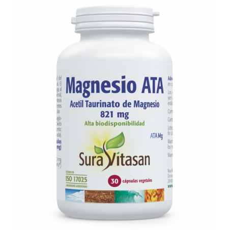 Magnesio ata acetil taurinato sura vitasan 30 cap