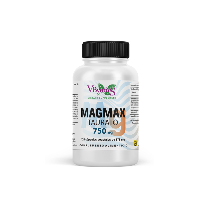 Magmax taurato vbyotics 750 mg 120 cap