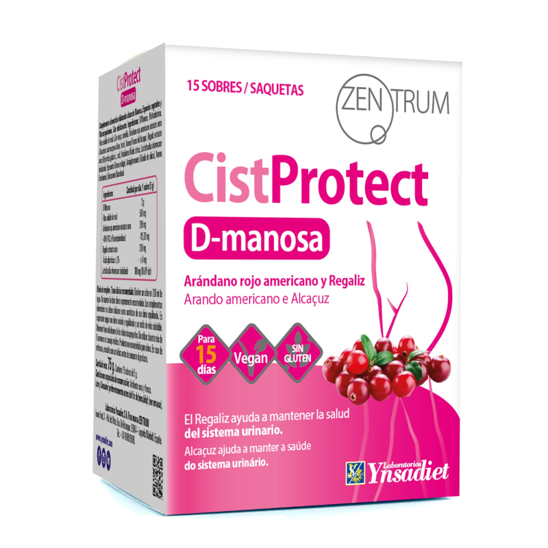 Cistprotect d-manosa zentrum 15 sobres