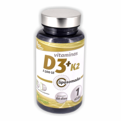 Vitaminas d3 + k2 2500 ui liposomadas pinisan 60 c
