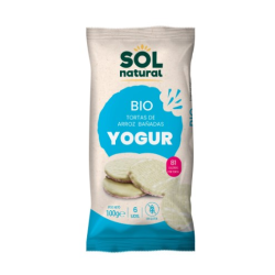 Tortas arroz bañadas yogur sol natural 100 g