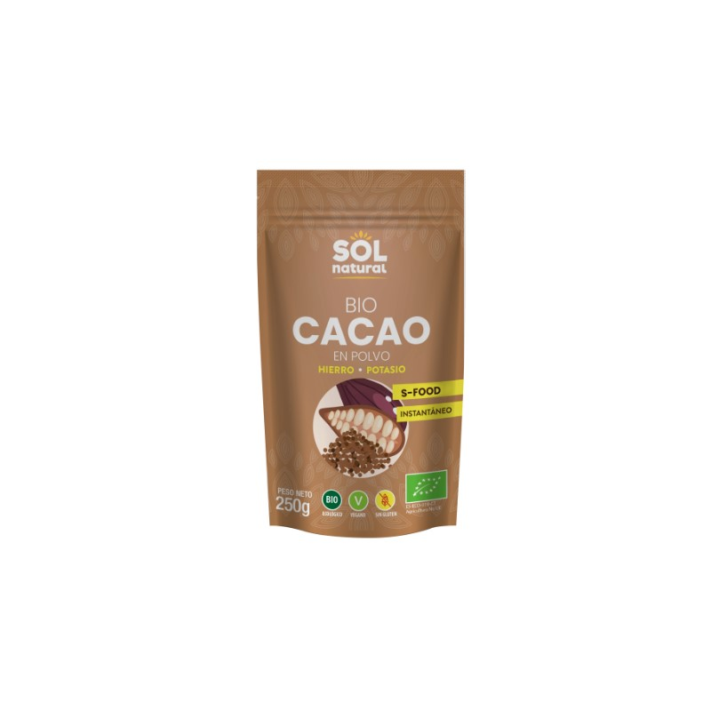 Cacao polvo sol natural bio 250 g