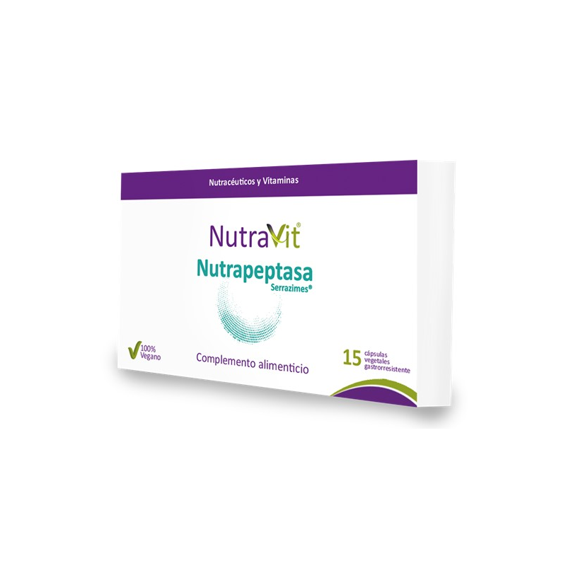 Nutrapeptasa serrazimes nutravit 15 capsulas