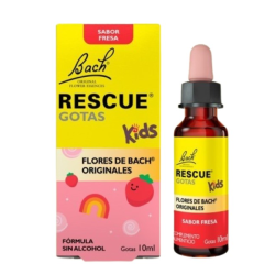 Bach rescue kids sabor fresa gotas 10 ml