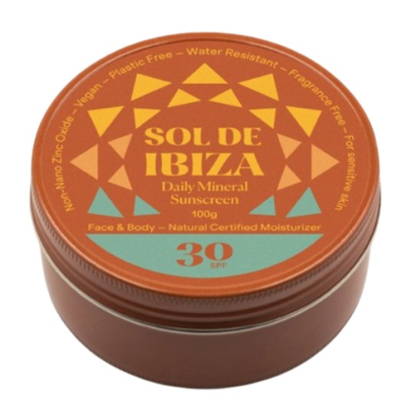 Sol de ibiza crema solar spf 30 lata 100 g