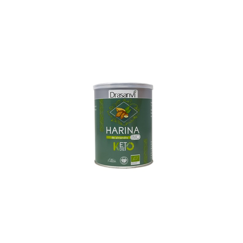 Harina almendra bio keto diet drasanvi 375 g