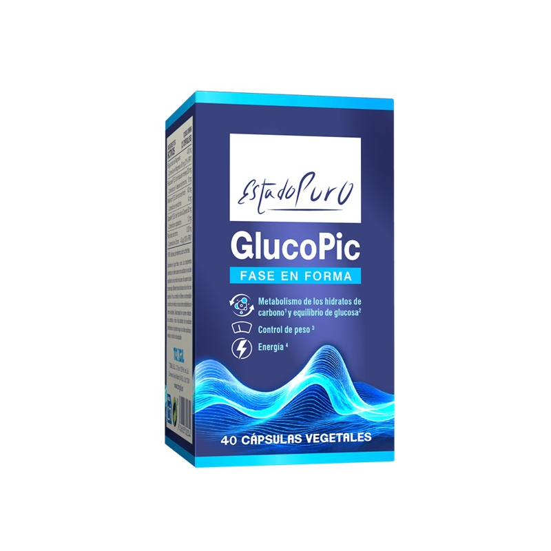 Glucopic fase en forma estado puro 40 cap