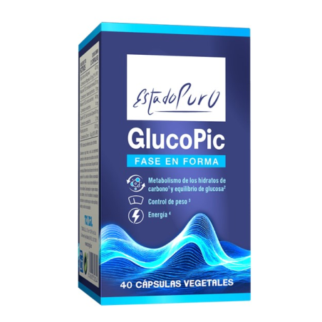 Glucopic fase en forma estado puro 40 cap