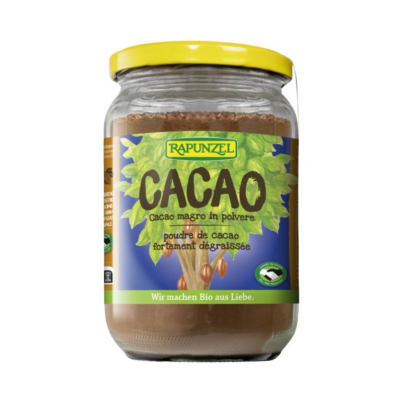 Cacao puro desgrasado 250gr rapunzel