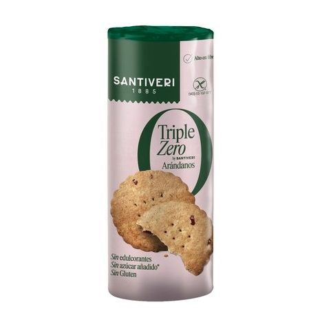 Galletas triple zero arandanos 205 g santiveri