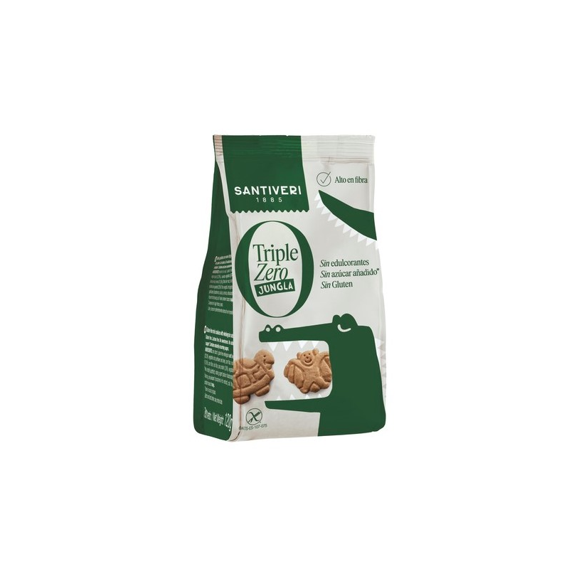 Galletas triple zero jungla santiveri 120 g