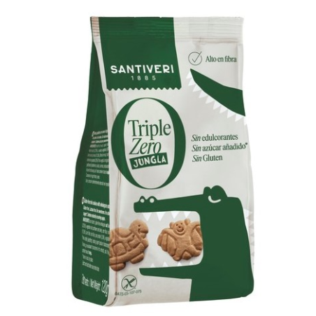 Galletas triple zero jungla santiveri 120 g