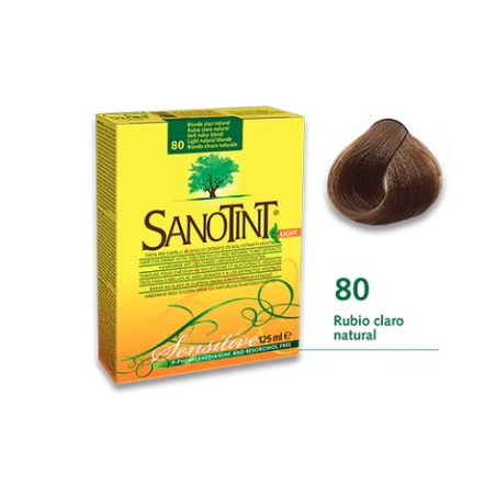 Sanotint sensitive nº 80 rubio claro natural