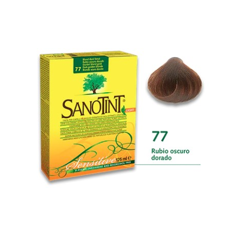 Sanotint sensitive nº 77 rubio oscuro dorado