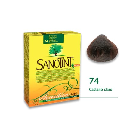 Sanotint sensitive nº 74 castaño claro