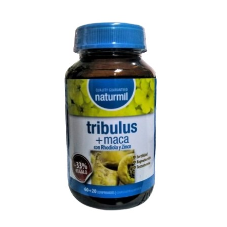 Tribulus + maca naturmil 60+20 comprimidos