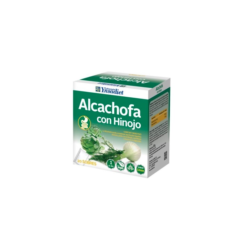 Alcachofa con hinojo ynsadiet 20 sobres