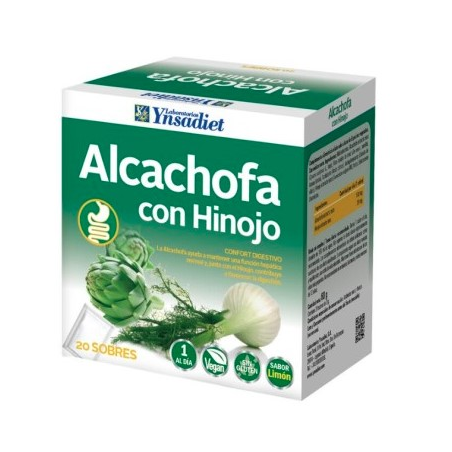 Alcachofa con hinojo ynsadiet 20 sobres