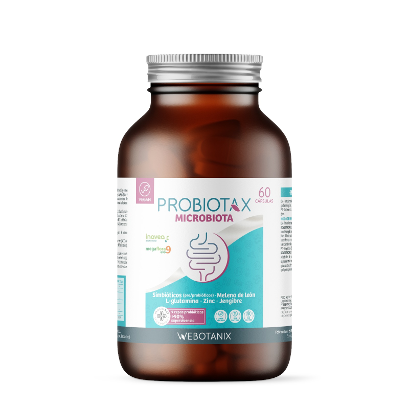 Probiotax microbiota webotanix 60 capsulas