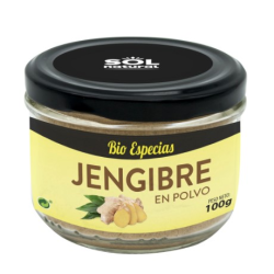 Jengibre polvo bio sol natural