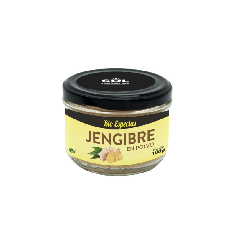 Jengibre polvo bio sol natural