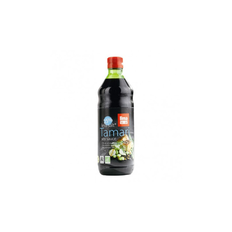 Tamari 500ml 25% bajo sal lima