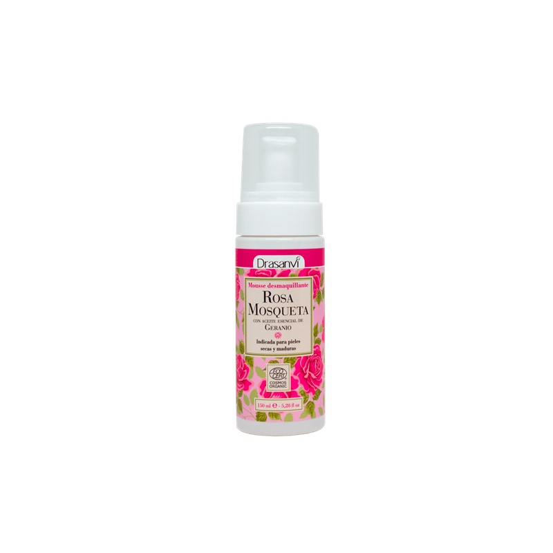 Mousse desmaquillante rosa mosqueta drasanvi 150 m