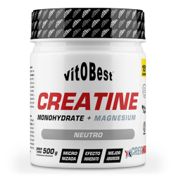 Creatina + magnesio sabor neutro 500 g vitobest