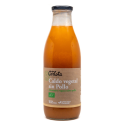 Caldo vegetal sin pollo eco carlota 1 l