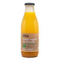 Caldo vegetal sin pescado eco carlota 1 l