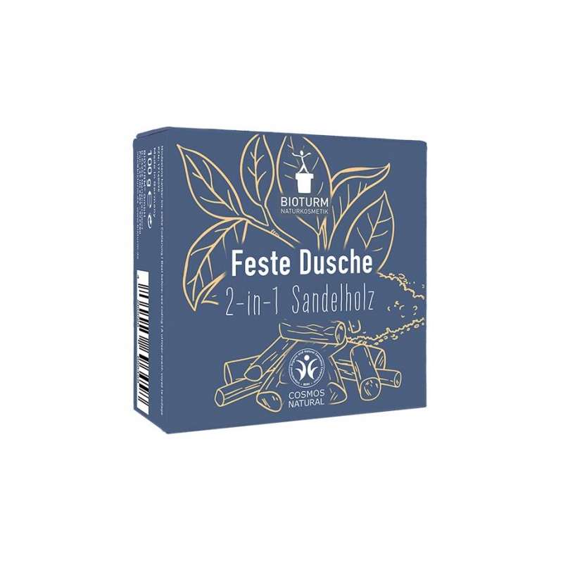Champu gel solido 2 en 1 sandalo bioturm