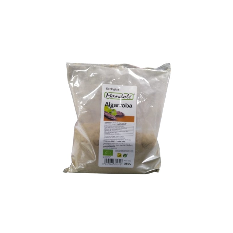 Harina algarroba bio 250g mandole