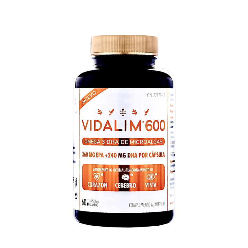 Vidalim 600 epa dha 60 capsulas