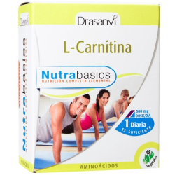 L-carnitina nutrabasics 48 cap drasanvi