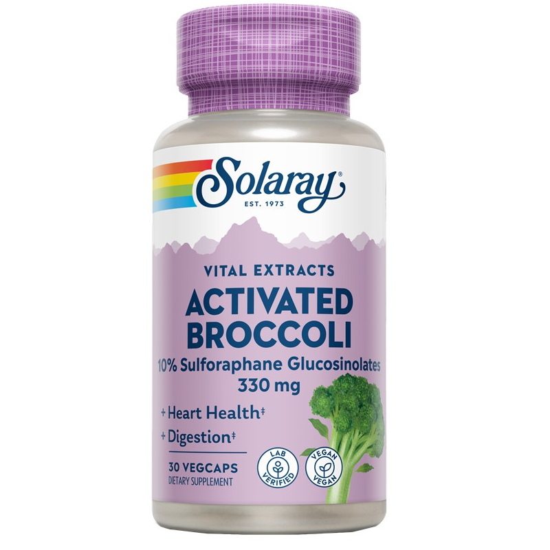 Brocoli activated 30 vegcaps solaray
