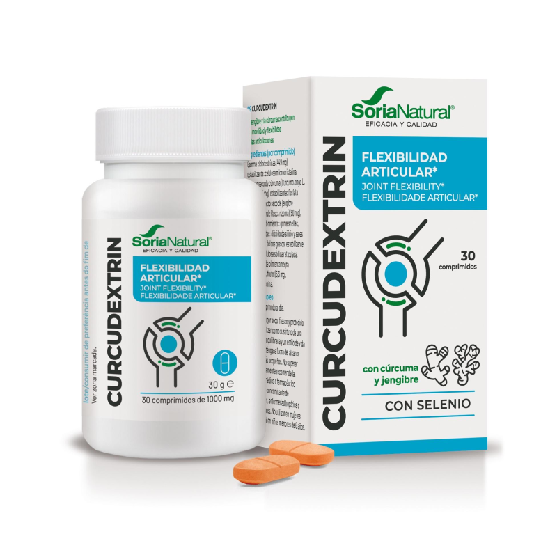 Curcudextrin con selenio 30 comp soria natural