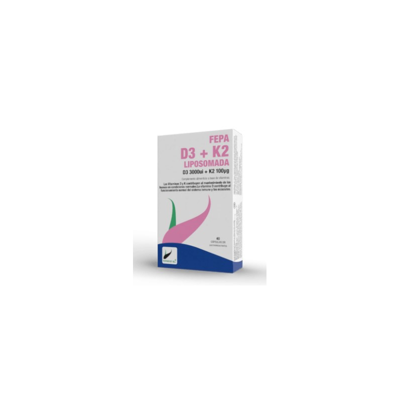Fepa d3+k2 liposomada 40 cap fepadiet