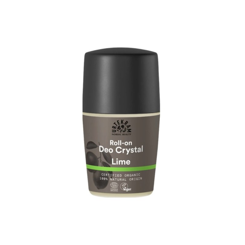 Desodorante roll-on crystal lima 50 ml urtekram