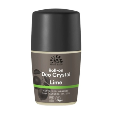 Desodorante roll-on crystal lima 50 ml urtekram